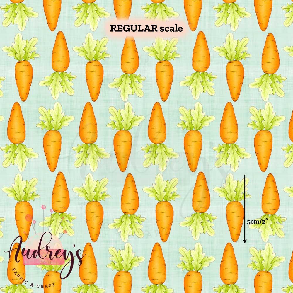 Carrots, Light Teal | PRE-ORDER | Choose Your Own Base
