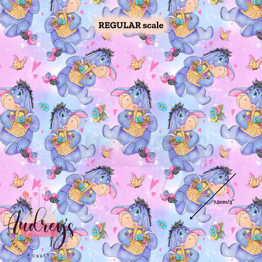 Eeyore, Flower Basket | PRE-ORDER | Choose Your Own Base