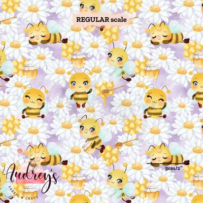 Honey Bees, Purple | PRE-ORDER | Choose Your Own Base