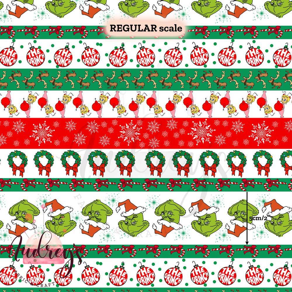 Grinch Stripes | PRE-ORDER | Choose Your Own Base