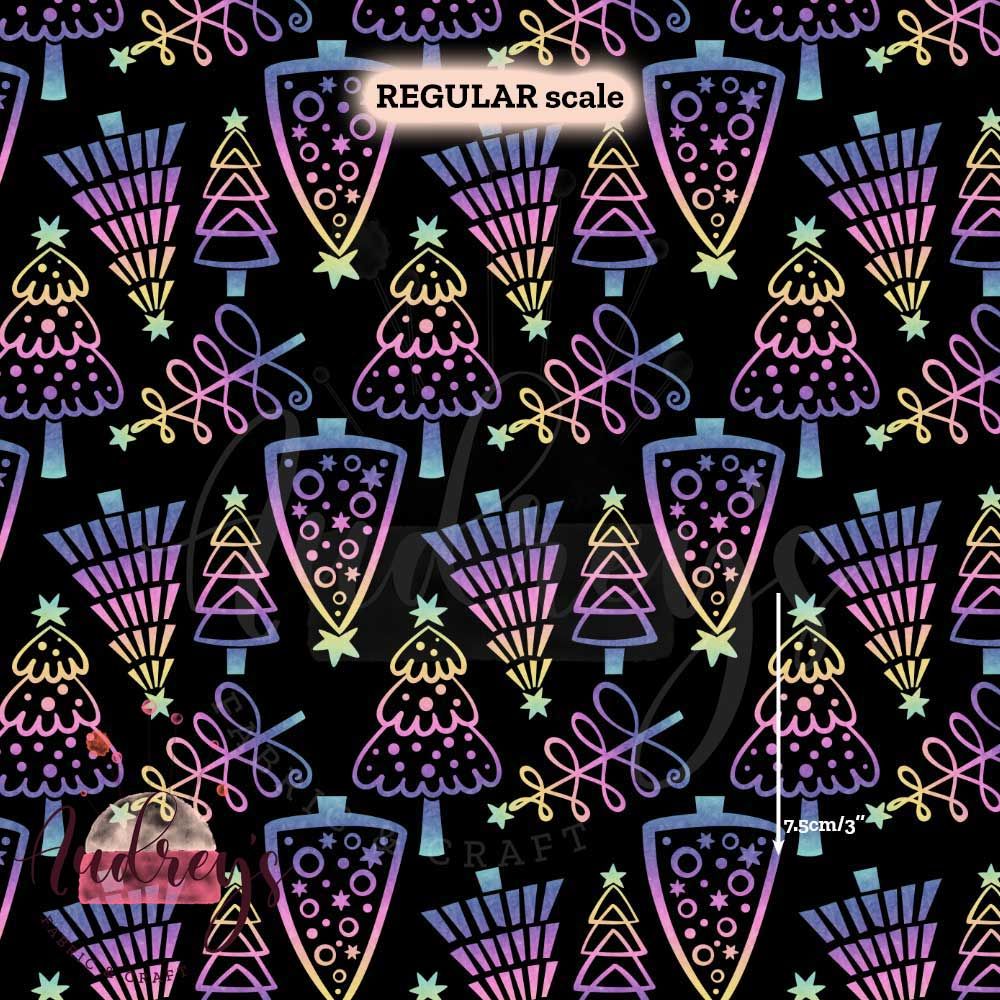 Neon Xmas Trees | PRE-ORDER | Choose Your Own Base