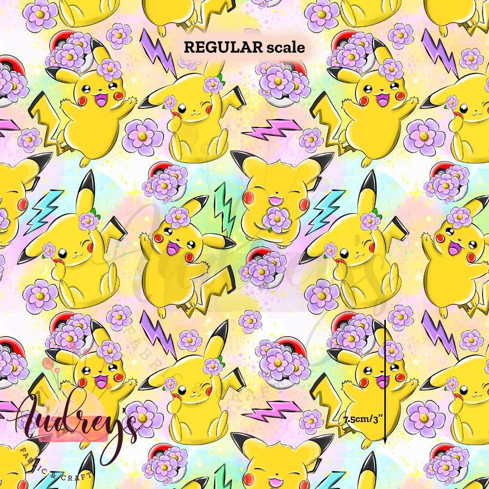 Floral Pikachu | PRE-ORDER | Choose Your Own Base