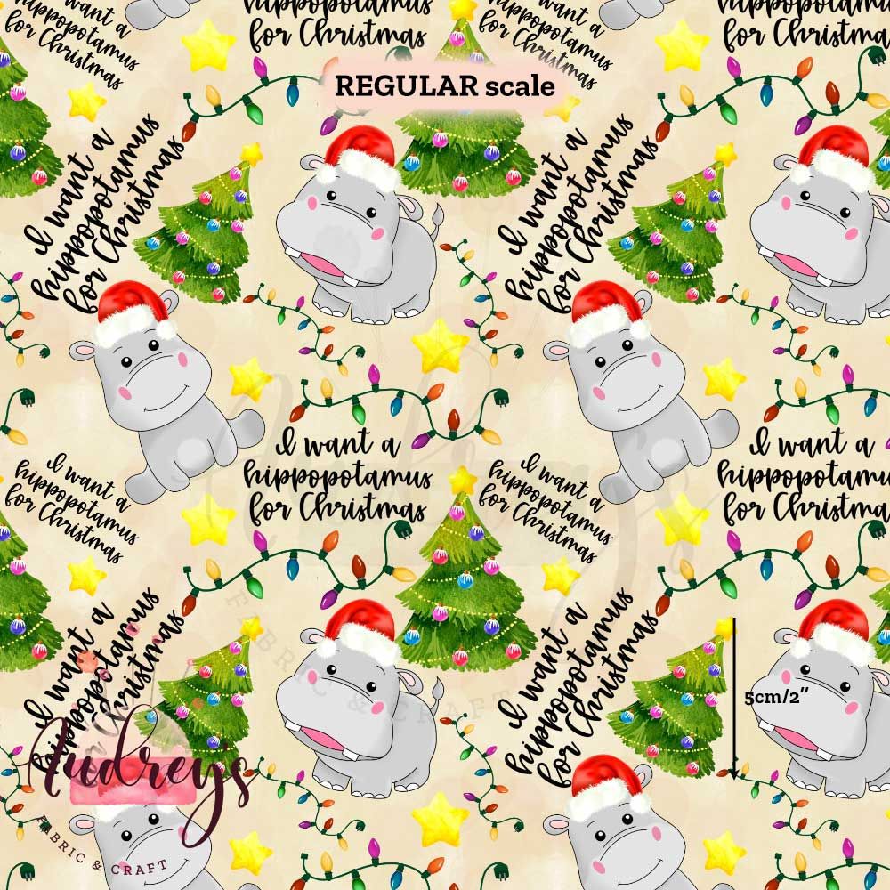 Xmas Hippo | PRE-ORDER | Choose Your Own Base
