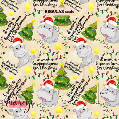 Xmas Hippo | PRE-ORDER | Choose Your Own Base