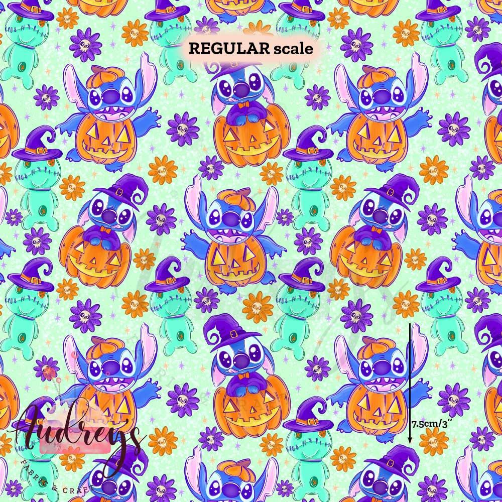 Stitch, Halloween Pumpkin | PRE-ORDER | Choose Your Own Base
