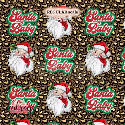 Santa Baby, Leopard | PRE-ORDER | Choose Your Own Base