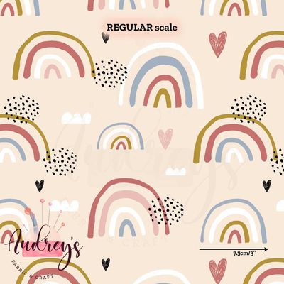 Rainbows, Cream | PRE-ORDER | Choose Your Own Base