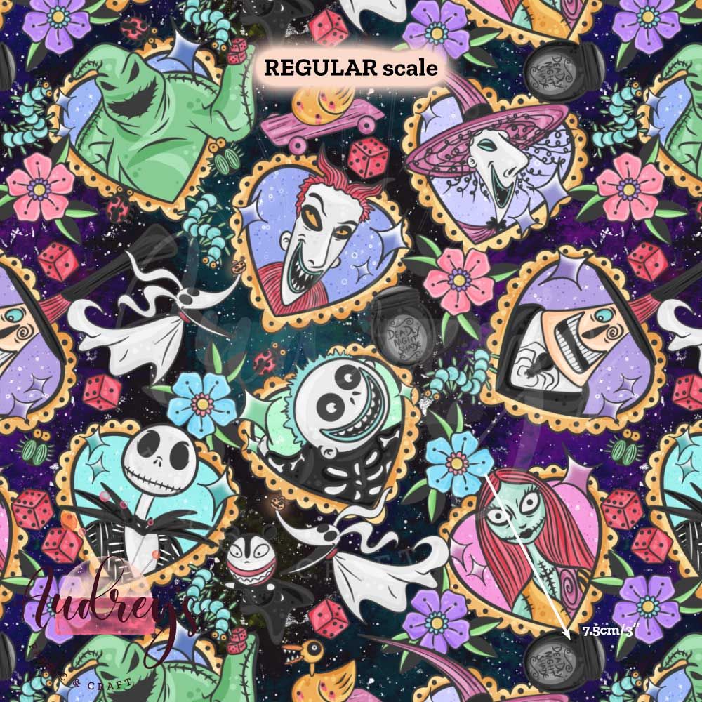Nightmare Before Christmas, Tattoo Hearts | PRE-ORDER | Choose Your Own Base