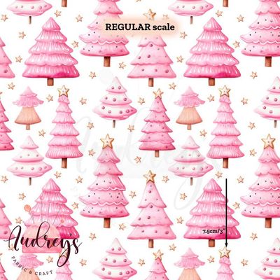 Xmas Trees, Pink | PRE-ORDER | Choose Your Own Base