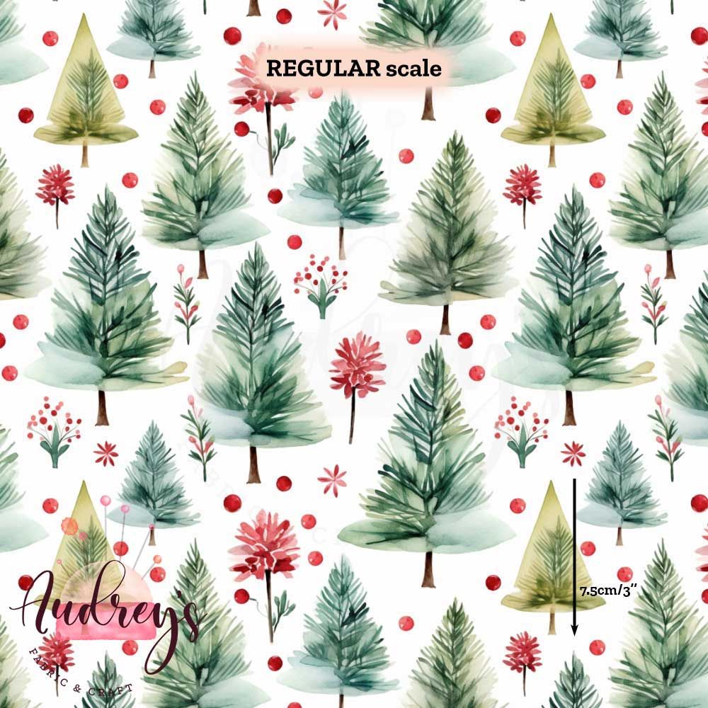 Watercolour Xmas Trees | PRE-ORDER | Choose Your Own Base