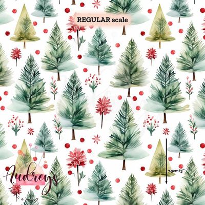 Watercolour Xmas Trees | PRE-ORDER | Choose Your Own Base