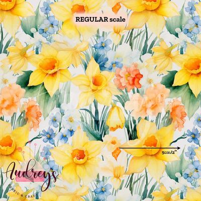 Daffodil Watercolour | PRE-ORDER | Choose Your Own Base