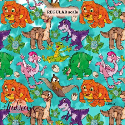 Land Before Time, Teal | PRE-ORDER | Choose Your Own Base
