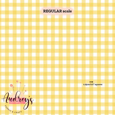 Yellow Gingham | PRE-ORDER | Choose Your Own Base