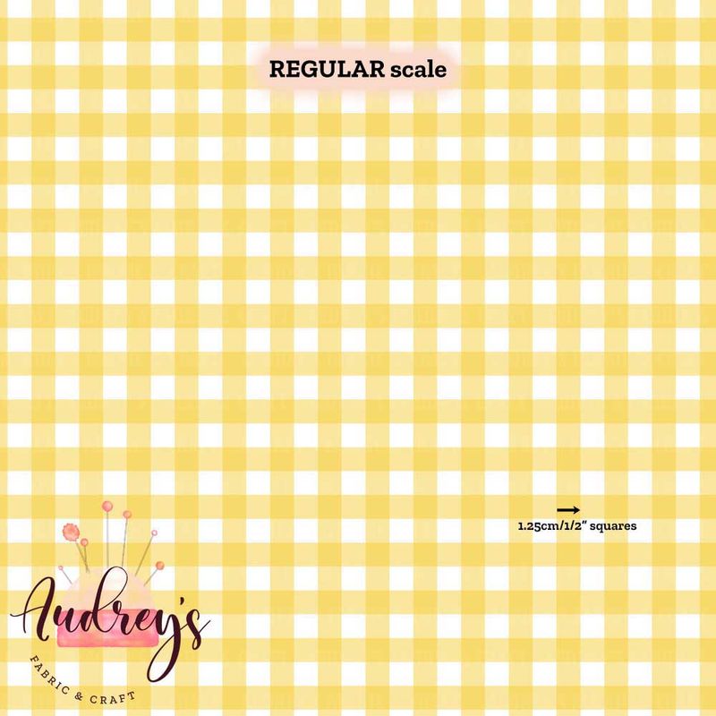 Yellow Gingham | PRE-ORDER | Choose Your Own Base