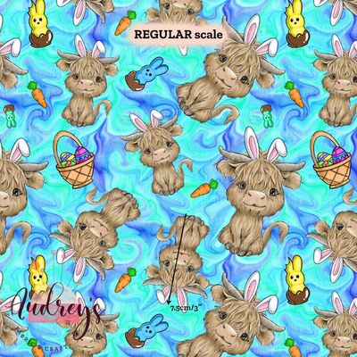 Easter Cows, Swirl | PRE-ORDER | Choose Your Own Base