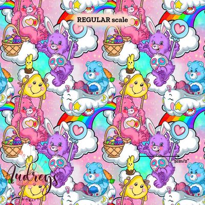 Carebears Easter, Pink | PRE-ORDER | Choose Your Own Base