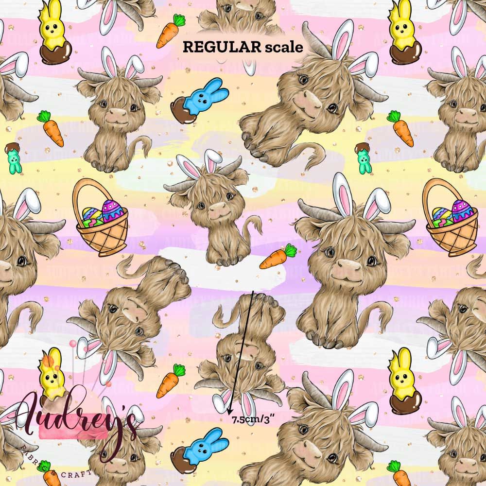 Easter Highland Cows, Gelato | PRE-ORDER | Choose Your Own Base