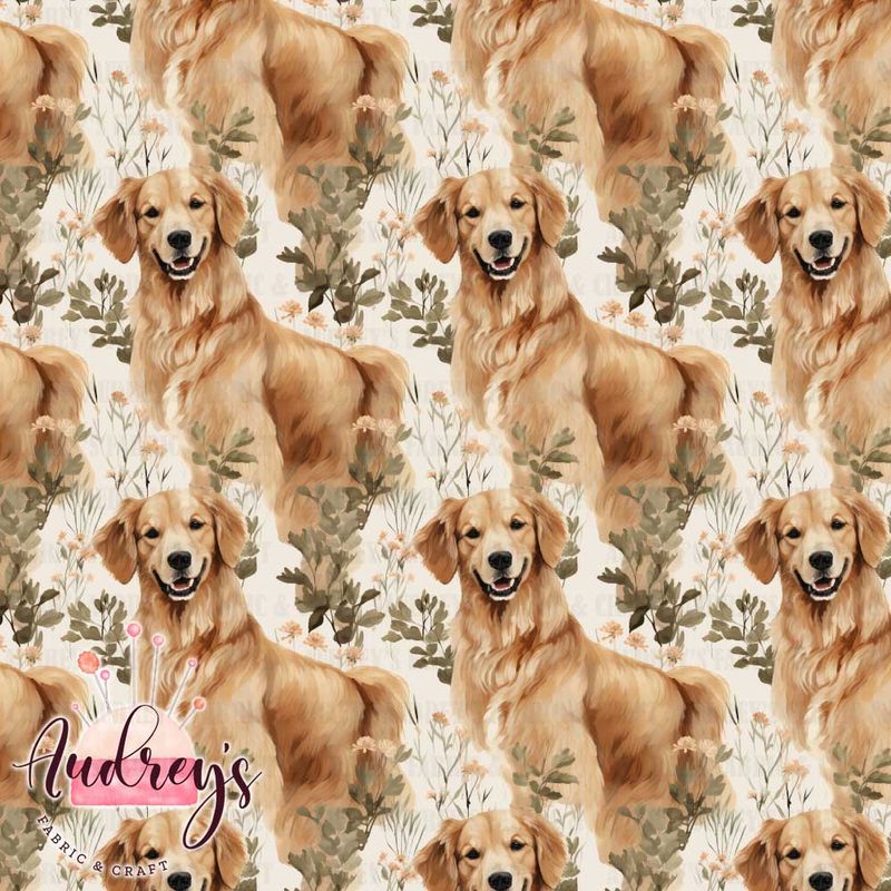 Golden Retreiver, Watercolour | PRE-ORDER | Choose Your Own Base