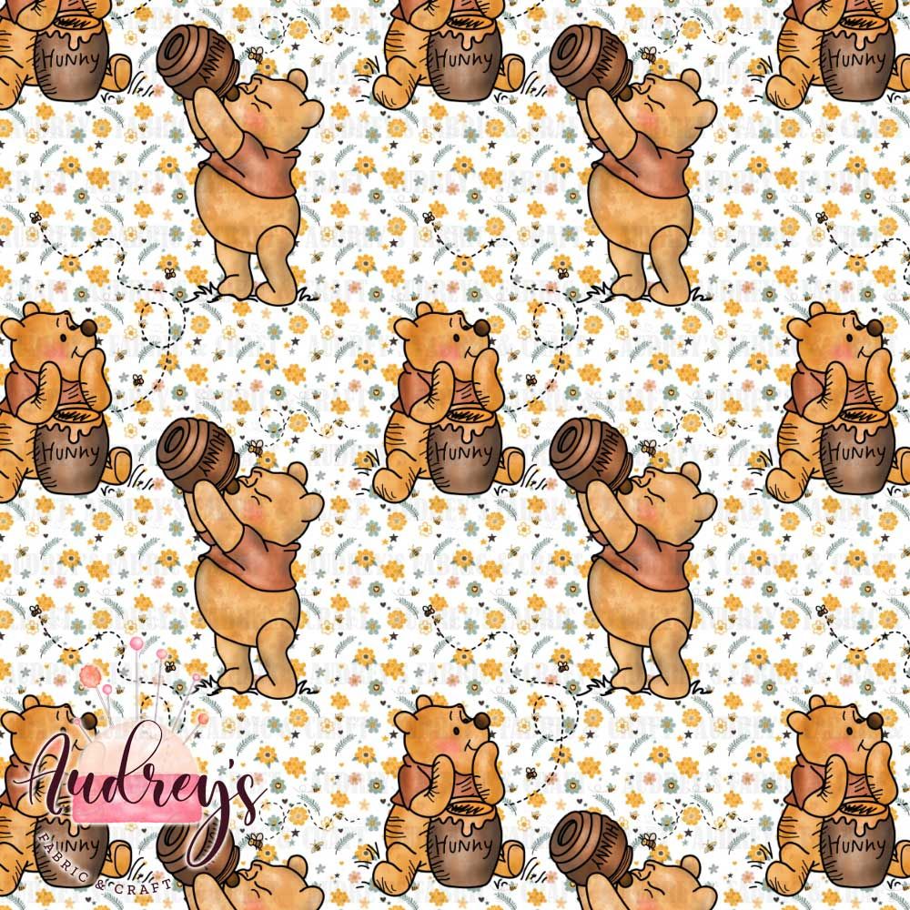 Classic Winnie on Floral | PRE-ORDER | Choose Your Own Base
