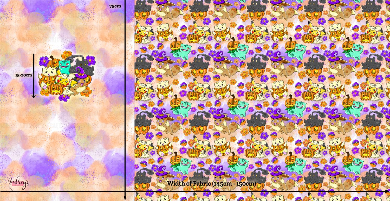 Pokemon, Halloween Pumpkin | PRE-ORDER, Project Panel | Choose Your Own Base