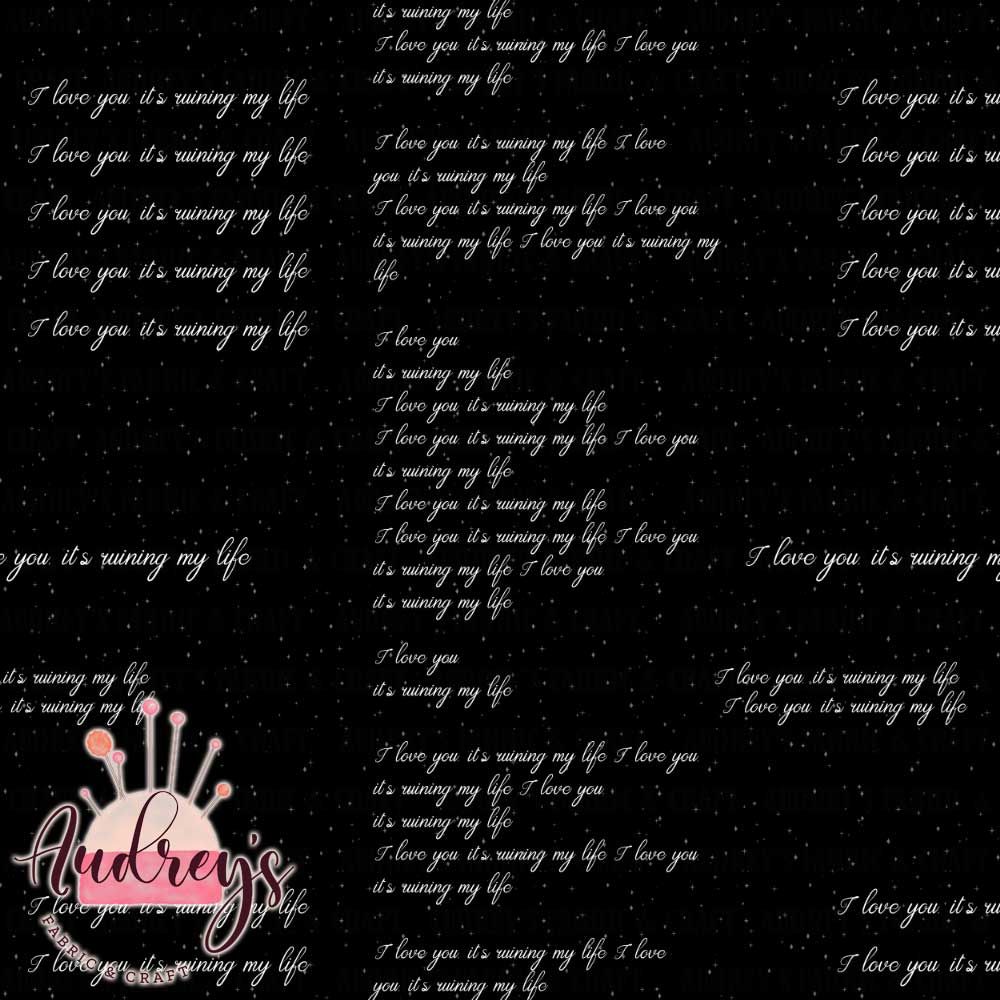 TS, Lyrics Black | PRE-ORDER | Choose Your Own Base