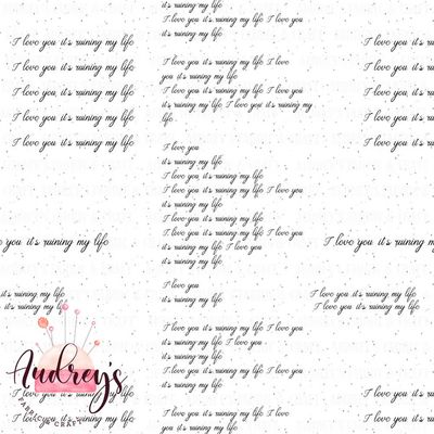 TS, Lyrics White | PRE-ORDER | Choose Your Own Base