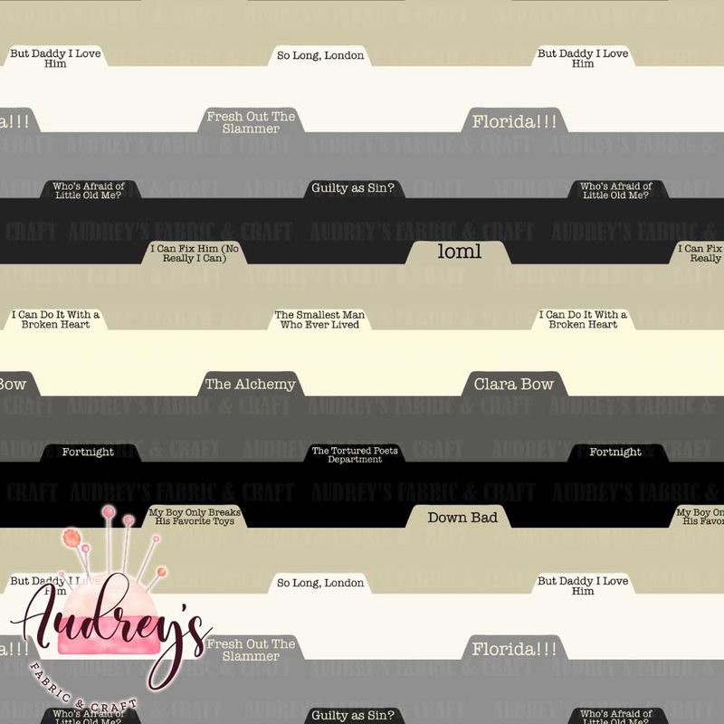 TS, TTPD Files | PRE-ORDER | Choose Your Own Base