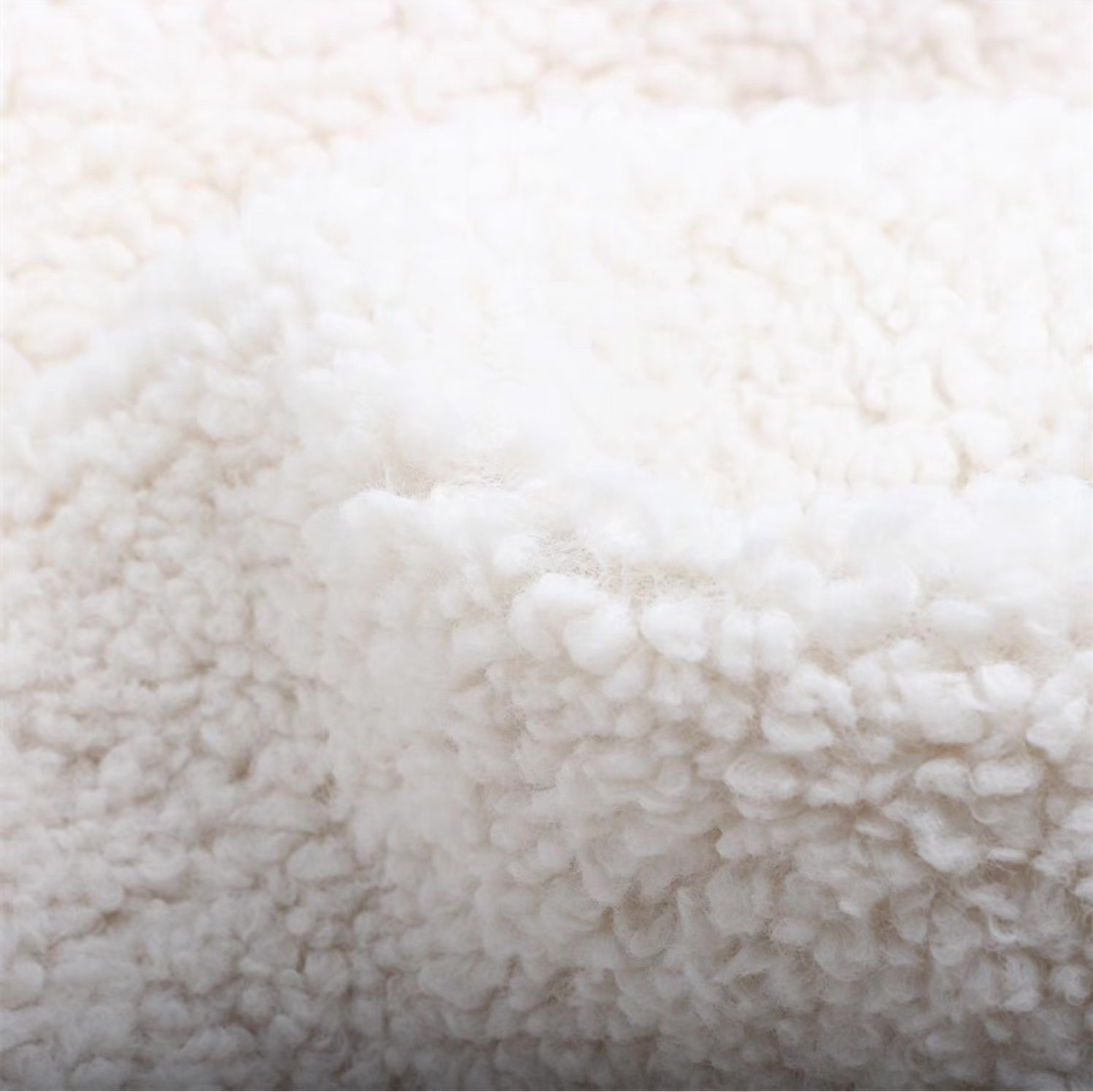 Off White | Sherpa Fleece Cuddle Plush Fleece | 165cm Wide