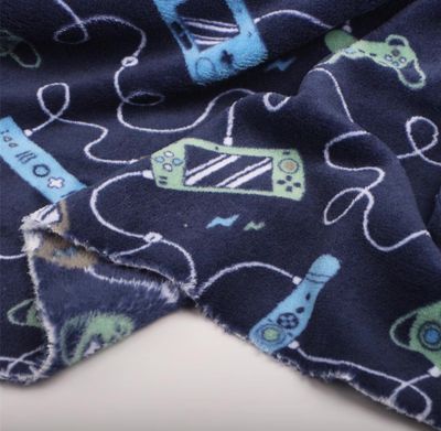 Gaming | Double-Sided Coral Fleece Cuddle Plush Fleece | 165cm Wide