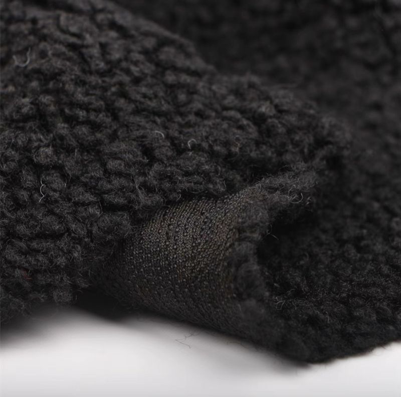 Black | Sherpa Fleece Cuddle Plush Fleece | 160cm Wide