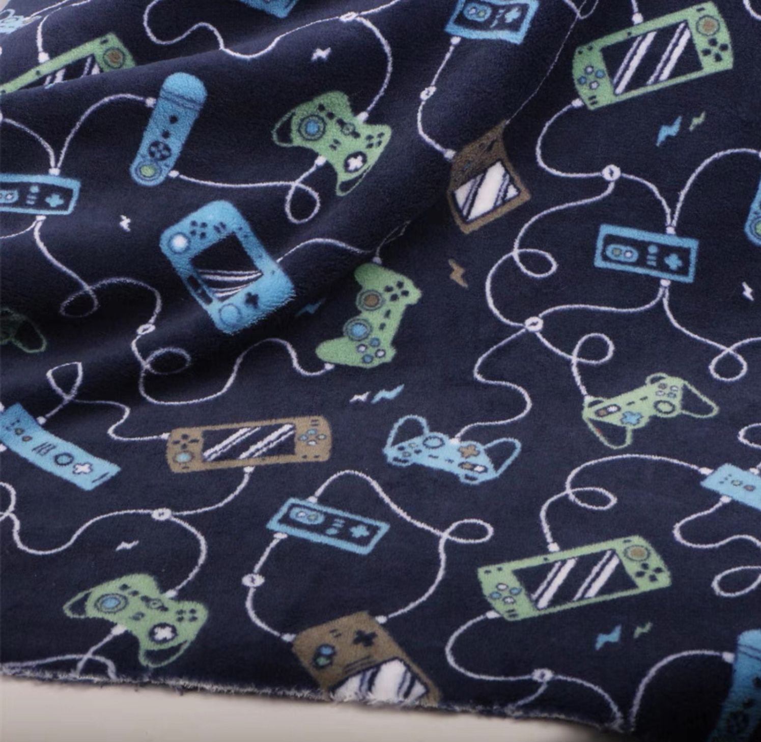 Gaming | Double-Sided Coral Fleece Cuddle Plush Fleece | 165cm Wide