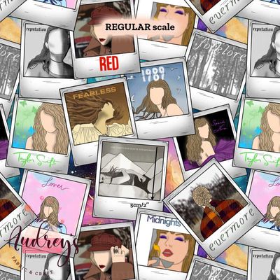 TS, Polaroids &#39;25 | Digital Print Custom Quilting Cotton | 145cm wide