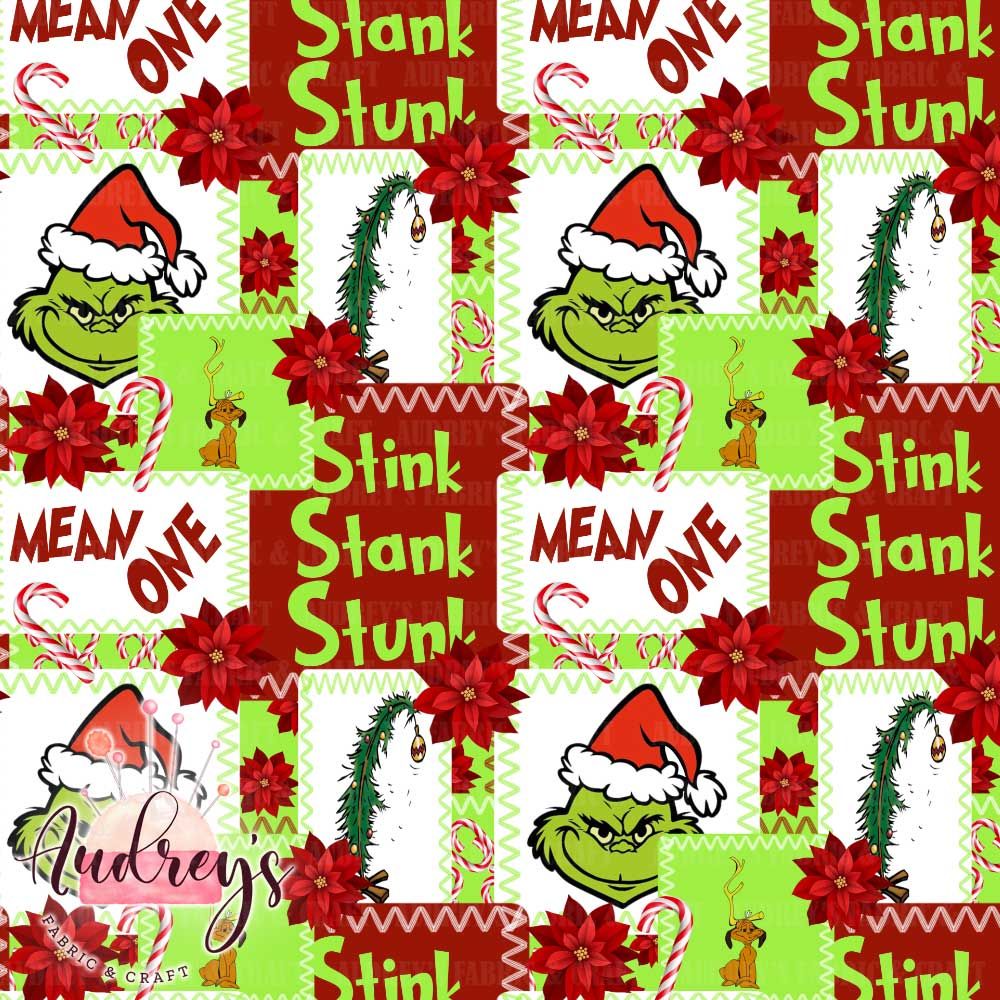 Grinch Patchwork | PRE-ORDER | Choose Your Own Base