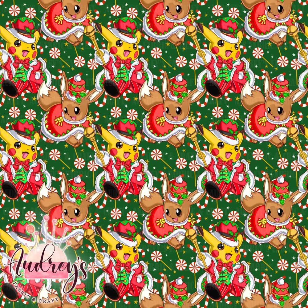 Xmas Pikachu &amp; Eevee | PRE-ORDER | Choose Your Own Base