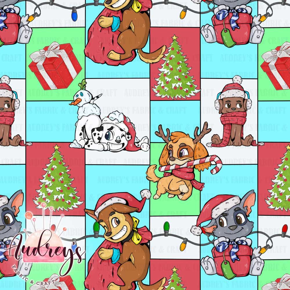 Paw Patrol Xmas Patchwork | PRE-ORDER | Choose Your Own Base