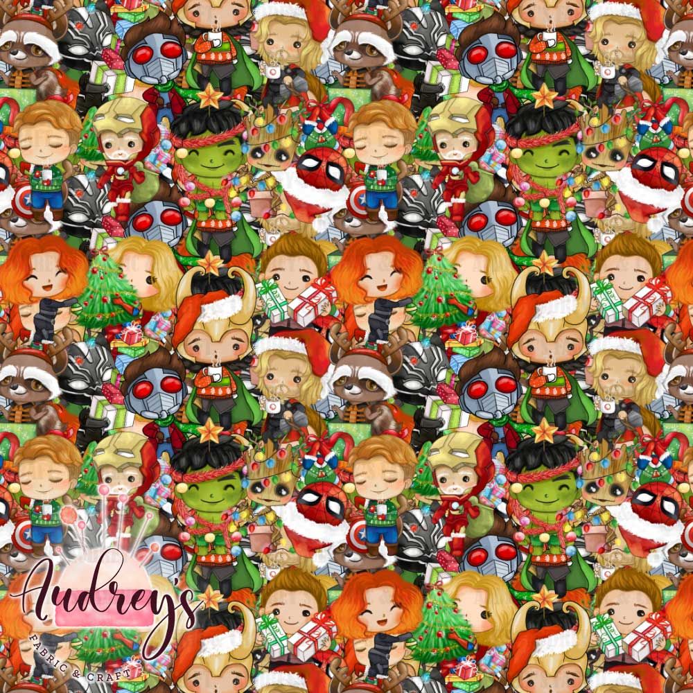 Superheroes Xmas Stacked | PRE-ORDER | Choose Your Own Base