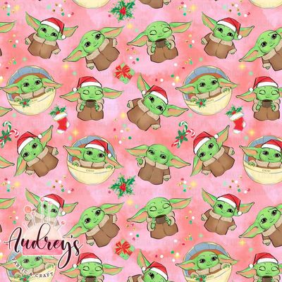 Xmas Yoda, Pink | PRE-ORDER | Choose Your Own Base