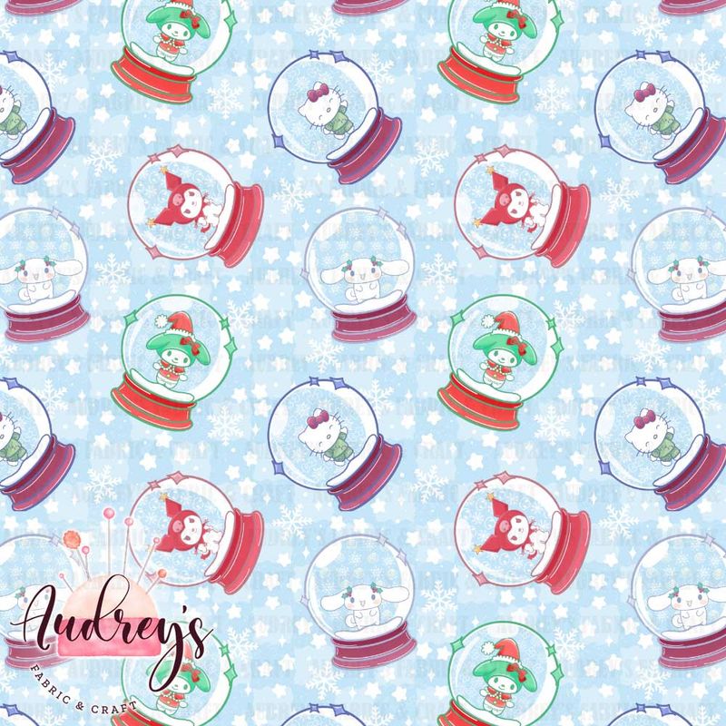 Xmas Sanrio, Snow Globe | PRE-ORDER | Choose Your Own Base