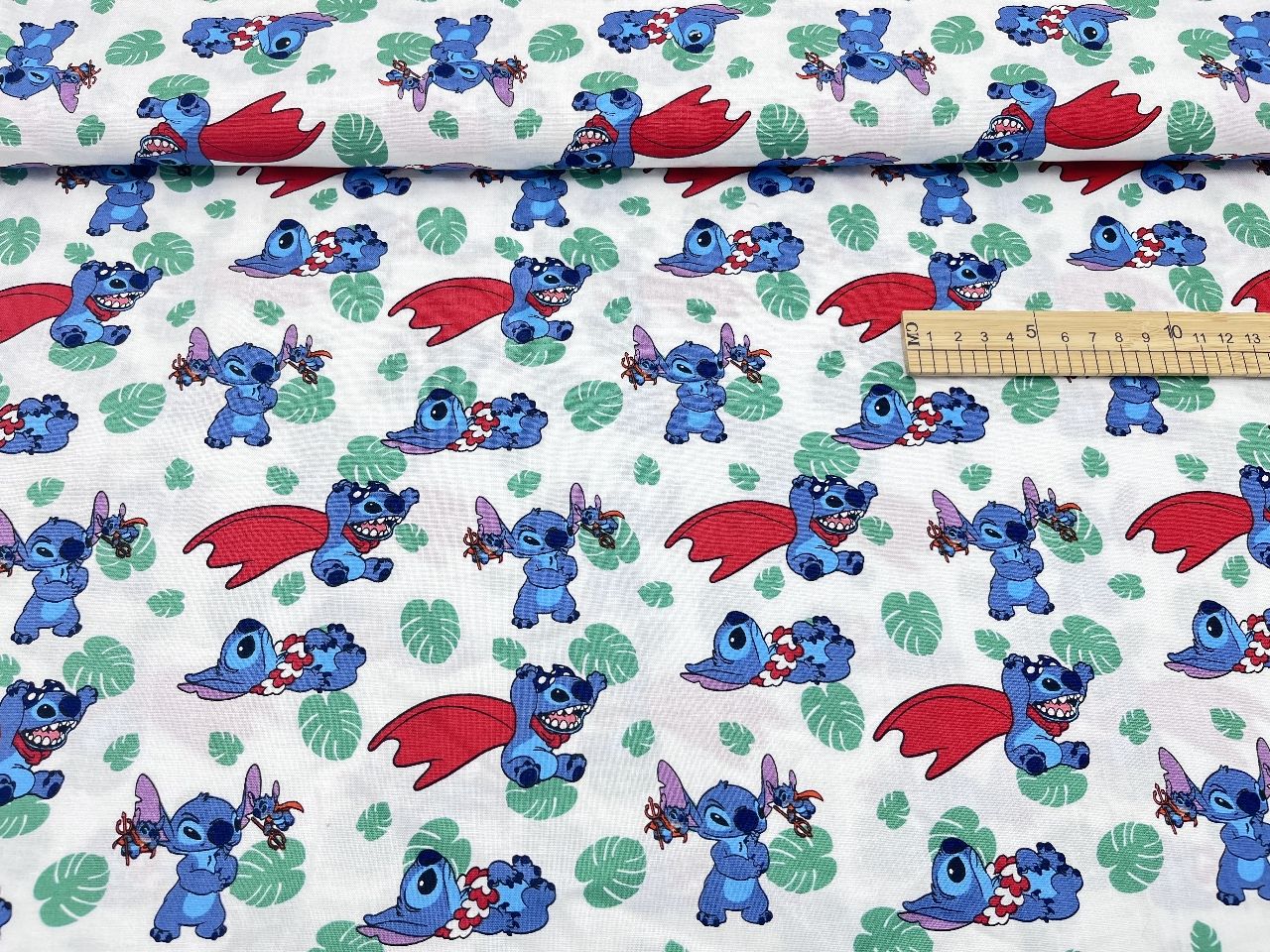 Stitch Leaves | Licensed Quilting Cotton | 112cm wide