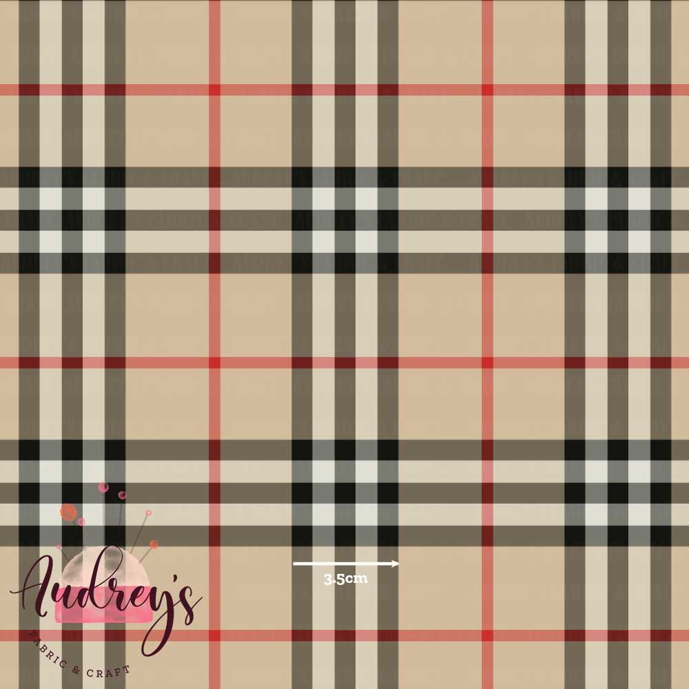 Plaid 001 | Digital Print Custom Quilting Cotton Woven | 145cm wide