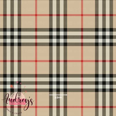 Plaid 001 | Digital Print Custom Quilting Cotton Woven | 145cm wide