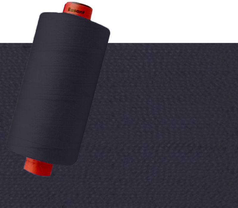 X0822 - Very Dark Navy Blue | Rasant Polyester Cotton Thread 120/40 | 1000m