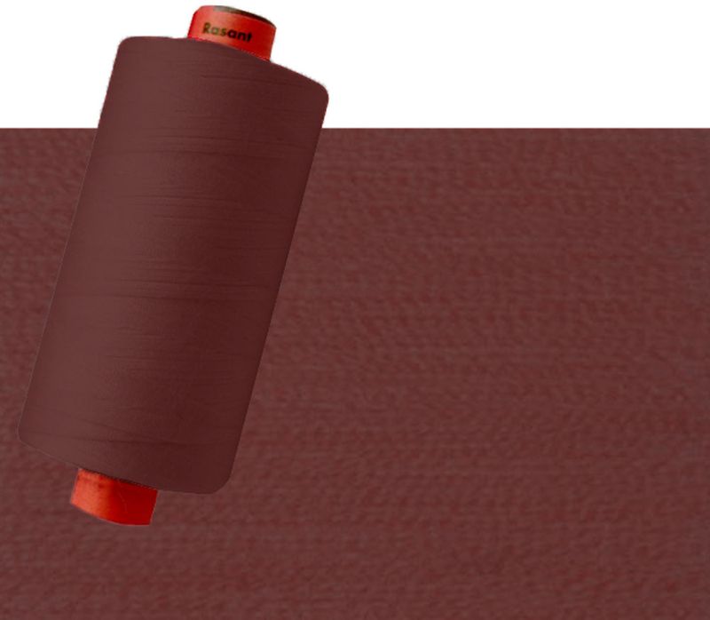 2076 - Dark Burgundy | Rasant Polyester Cotton Thread 120/40 | 1000m