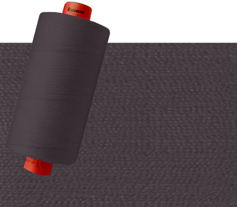 1283 - Charcoal Black | Rasant Polyester Cotton Thread 120/40 | 1000m