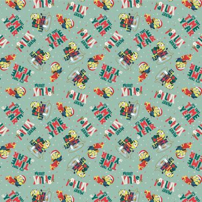 Minions Christmas | Licensed Quilting Cotton | 112cm Wide