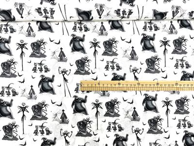Oogie Boogie Montage, NBC | Licensed Quilting Cotton | 112cm wide