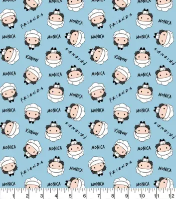 Friends Monica Toss | Licensed Quilting Cotton | 112cm wide