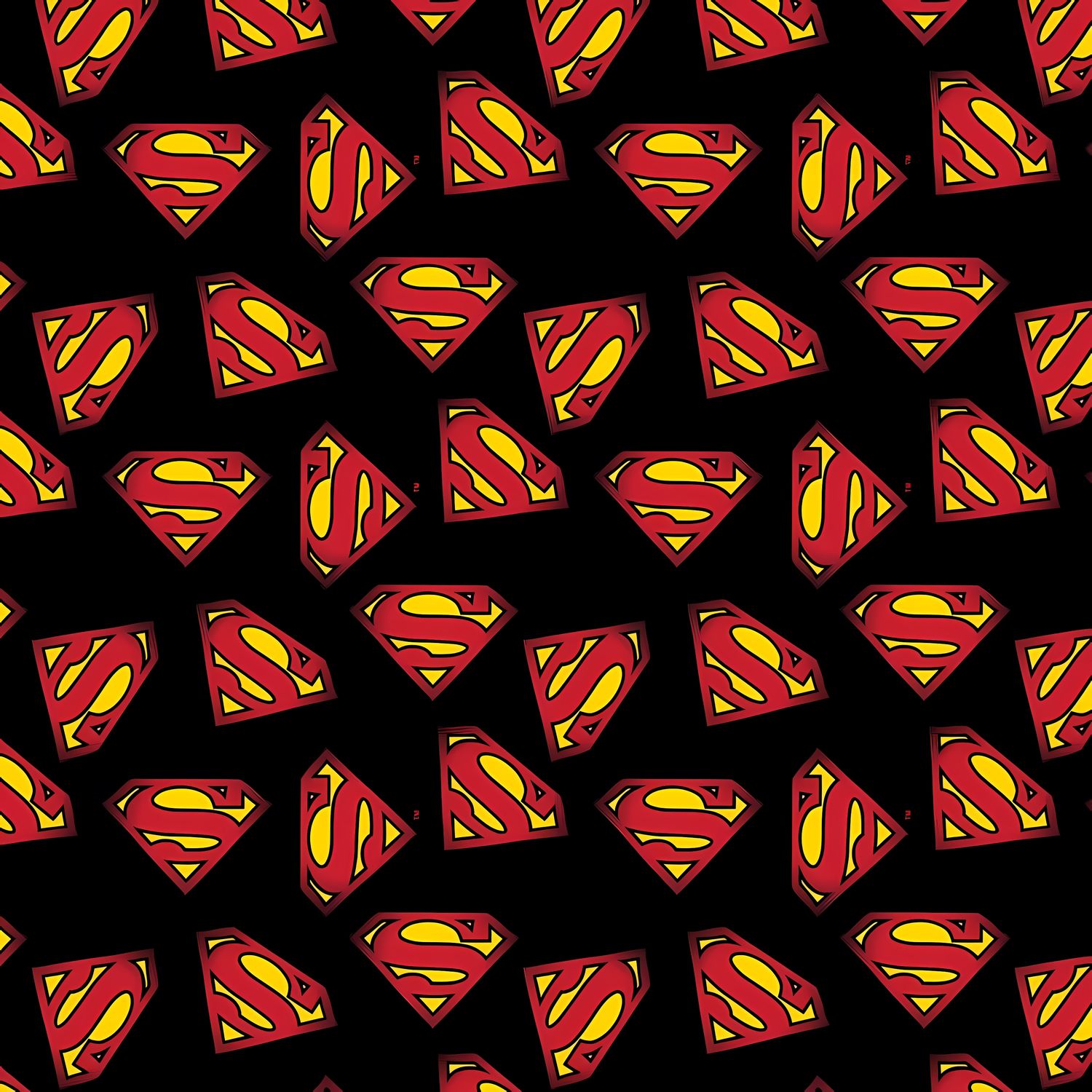 Superman Logo | Licensed Quilting Cotton | 112cm Wide