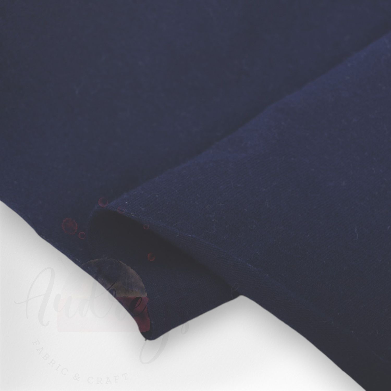 Dark Navy | Cotton Lycra Solid Fabric, 200gsm
